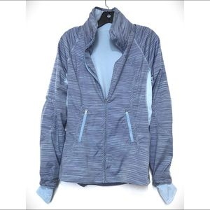 Lululemon Purple Zipper Jacket Hidden Hood size 8